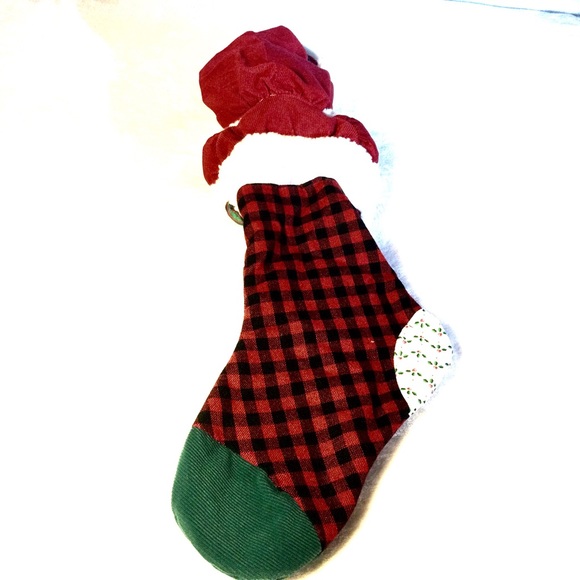 🍎 Vintage Santa Christmas  Stocking - Picture 3 of 9
